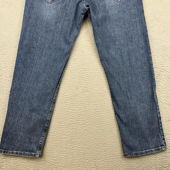 Lee Jeans Mens 34x29 Blue Regular Fit Straight Leg Stretch Denim Pants Comfort - Picture 7 of 14